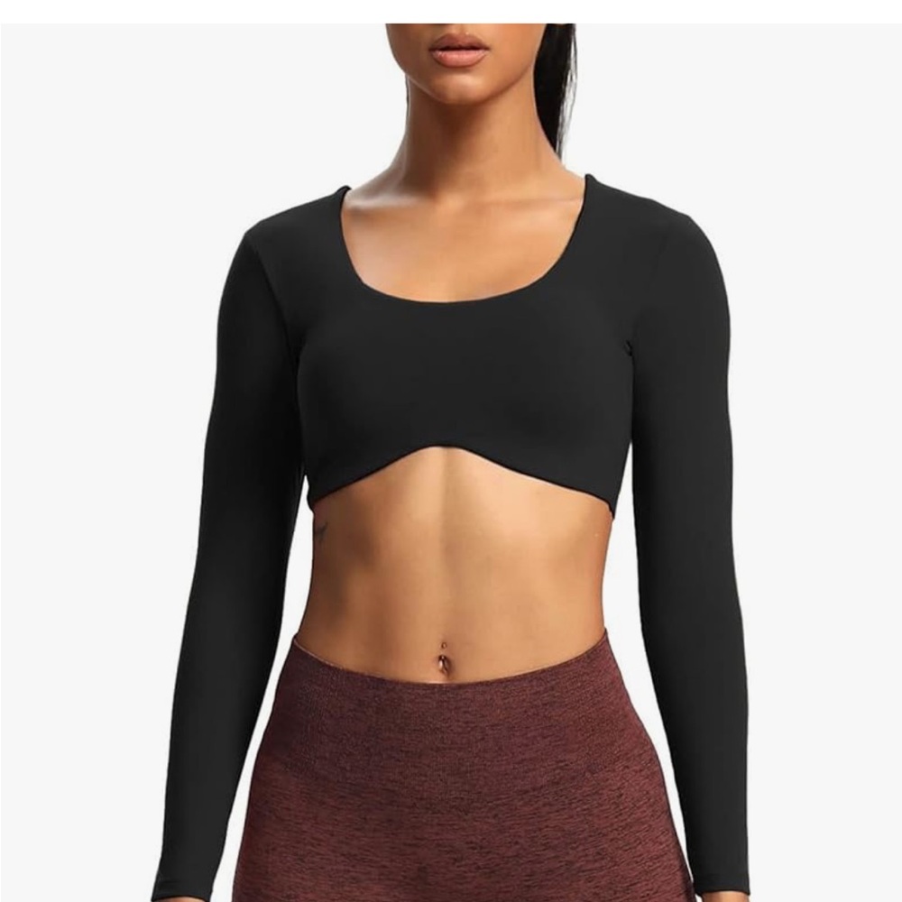 Open back work out top